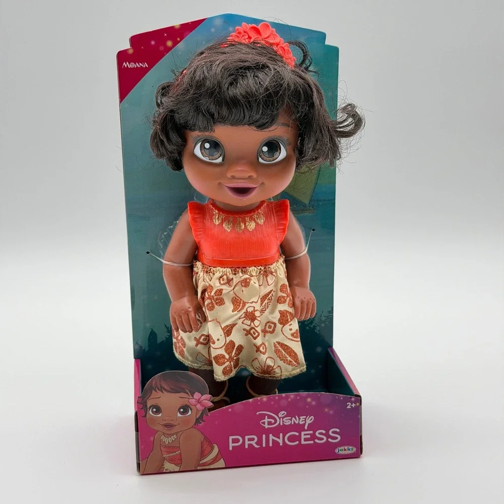 Disney Princess Baby Moana Toddler Doll Jakks‎ Pacific New in Box Glitter Outfit